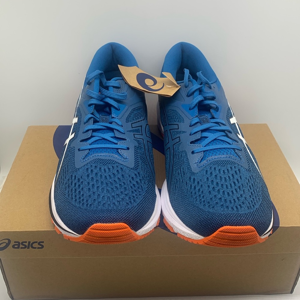 ASICS Men's GT-1000 10 Running Shoe, 13 Reborn Blue/ Black